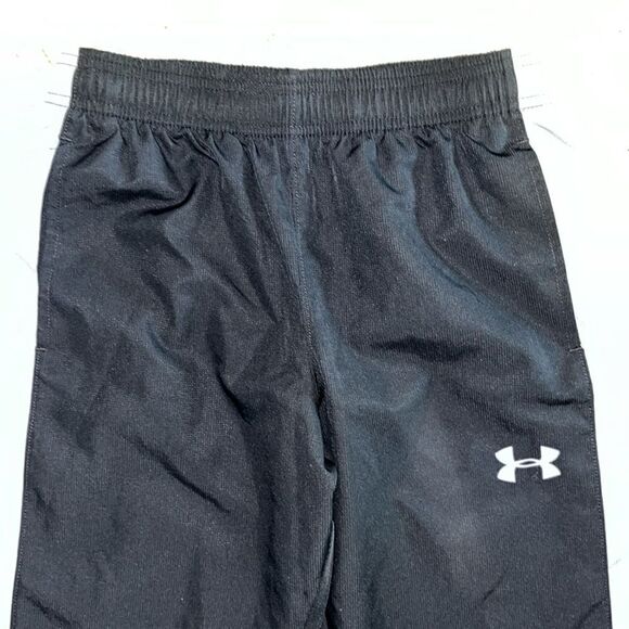 Mesh lined Under Armour boys youth track sweatpants jog jogger warm up pants MD - Picture 3 of 6